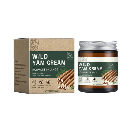 Organic Wild Yam Cream, Hormone Balance,Menopause Relief & Menstrual Discomfort